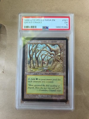 Gaea's Cradle Land Magic: The Gathering Trading Card Games Urza's