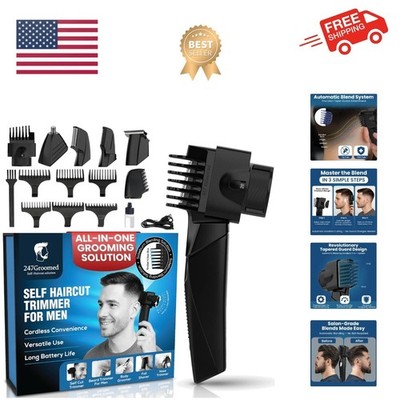 Self Haircut Kit for Men   Electric Hair Trimmer for Men with Beard and Nose ...