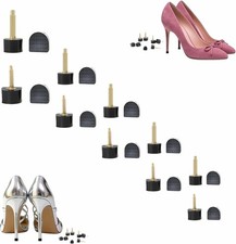 Heel Tips Replacement, 10 Pairs High Heel Repair Kit with U/Cap Style, 2.4mm  3