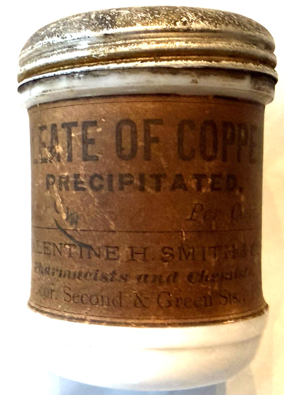 Vintage Quack medicine Oleate of Copper Precipitated