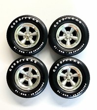 Torque Thrust Wheels Polyglas G60-15 Goodyear Tires 118 Ertl Auto World Htf Torque Thrust Wheels Polyglas G60-15 Goodyear Tires 118 Ertl Auto World Htf