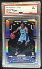 2019-20 Panini Prizm Ja Morant Prizm Silver Rookie RC #249 Grizzlies PSA 9