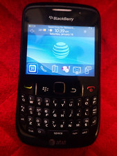 Blackberry Curve 8520 - Black AT T Turns On - Untested