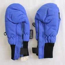 Becker Blue and Black Thinsulate Mittens Kids' Size 2-4