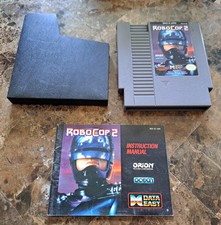 RoboCop 2 W/ Manual Authentic Working NES Nintendo Free Fast Shipping Robo Cop
