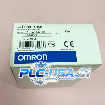 E6C3-AG5C 1PCS Brand New Omron E6C3-AG5C Rotary Encoder 1024P/R  #S