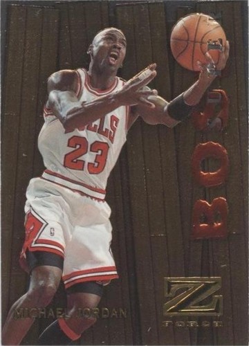 Lot of 5 * 1997 MICHAEL JORDAN FLEER Z-FORCE 23K GOLD CARD GRADED