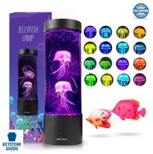Jellyfish Lamp 16 Color Changing LED Mood Light 4 Modes Aquarium Night Light