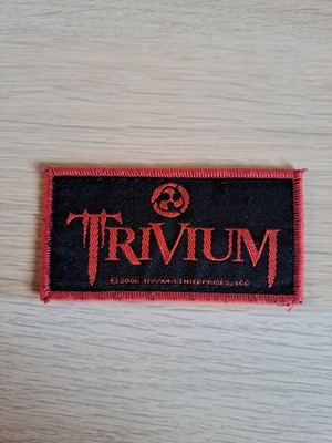 Trivium Patch mit Logo Aufnher Red Border Rar 2006 Lcc Enterprises
