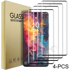 4-Pack For Samsung S21 Ultra/S21 Plus/S21 FE 5G Tempered Glass Screen Protector