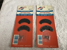 Vintage Hi-Test geräuschlose Fersen- & Zehenplatten Größe 6 - NEU 2 Packungen USA
