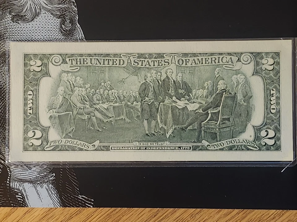 2003 $2 BEP STAR NOTE PHILADELPHIA DISTRICT "ONLY" 16k PRINTED C00005271* - Image 2 of 4