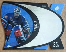 1997 Mike Richter SPX Die Cut Hologram Card #31 New York Rangers 