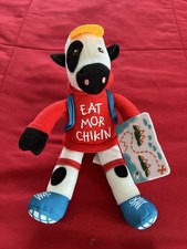 CHICK-FIL-A HIKER COW 10" PLUSH Hiking Eat Mor Chikin THK2 Great Cond Ship Fast
