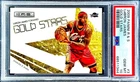 LeBron James RARE GOLD ROOKIES & STARS INVESTMENT CARD SSP NON AUTO ROY PSA 10