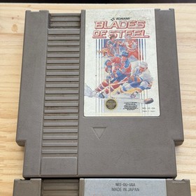 Blades Of Steel and Bad Dudes 2 NES Games Lot