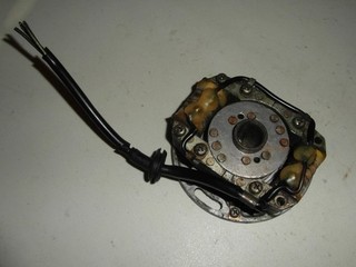 Used Suzuki RM250 B C C2 1977 1978 1978.5 Magneto Alternator Stator And Flywheel