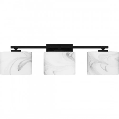 Quoizel MTH8624 Mather 3 Light 24"W Bathroom Vanity Light - Black - Picture 1 of 7
