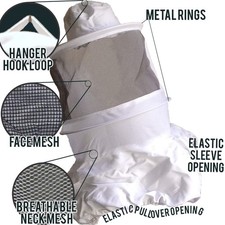 Lot-of-50 Sheriff-Style Round Veil Beekeeping Farmer Vests Wholesale Bulk Gear