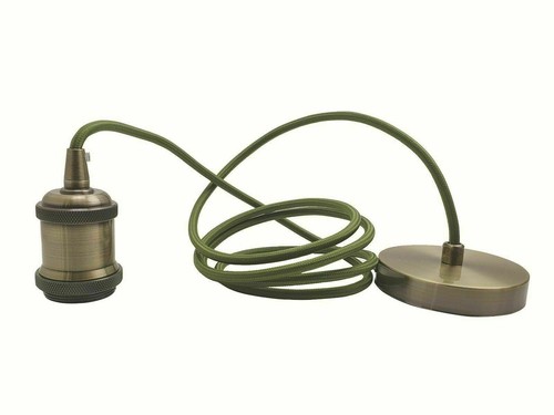 Leuchte Pendelleuchte Deckenrosette E27 Pendelleuchte Set Farben Leuchtensockel UK - Bild 68 von 78