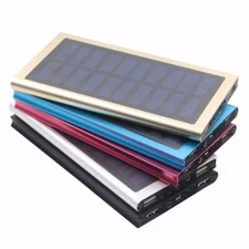 Portable Solar Charger, 50000 mAh battery capacity, Second Wind Solar Power Bank
