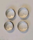 925 Stamped: 4 Multi Color Enamel Sterling Silver Rings, Sizes In Pictures — photo 2