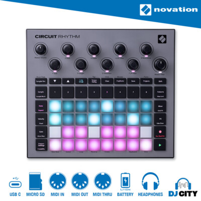 Novation Circuit Rhythm パフォーマンスサンプラー Novation Circuit