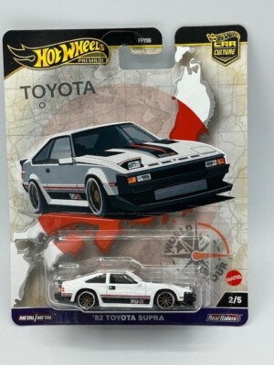 2024 HW HOT WHEELS PREMIUM CAR CULTURE WORLD TOUR 1982 TOYOTA SUPRA WHITE