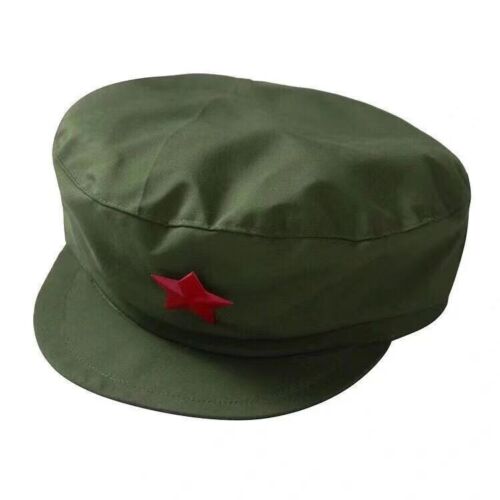 Excedente Chino PLA Ejército Tipo 65 Gorra Sombrero Verde XL y Alfileres de Estrella de Cinco Puntas - Imagen 3 de 5