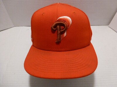 VTG Philadelphia Phillies New Era Hat 5/8 Embroidered 1996