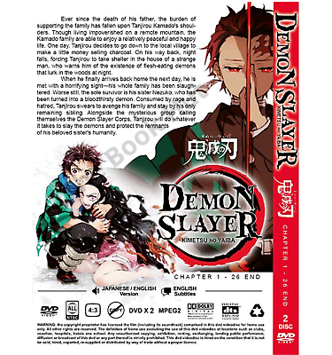 Demon Slayer Kimetsu No Yaiba Season 1-3 Mugen Train Arc & Movie DVD [Free  Gift]