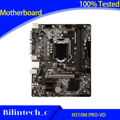FOR MSI H310M PRO-VD H310M Motherboard Support DDR4 32G +VGA LGA1151