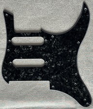 Custom For Yamaha Pacifica 112V Style Guitar Pickguard 4-Ply Black Pearl