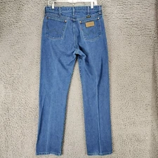 Wrangler Jeans Mens 34x34 Medium Wash Cotton Mid Rise Bootcut
