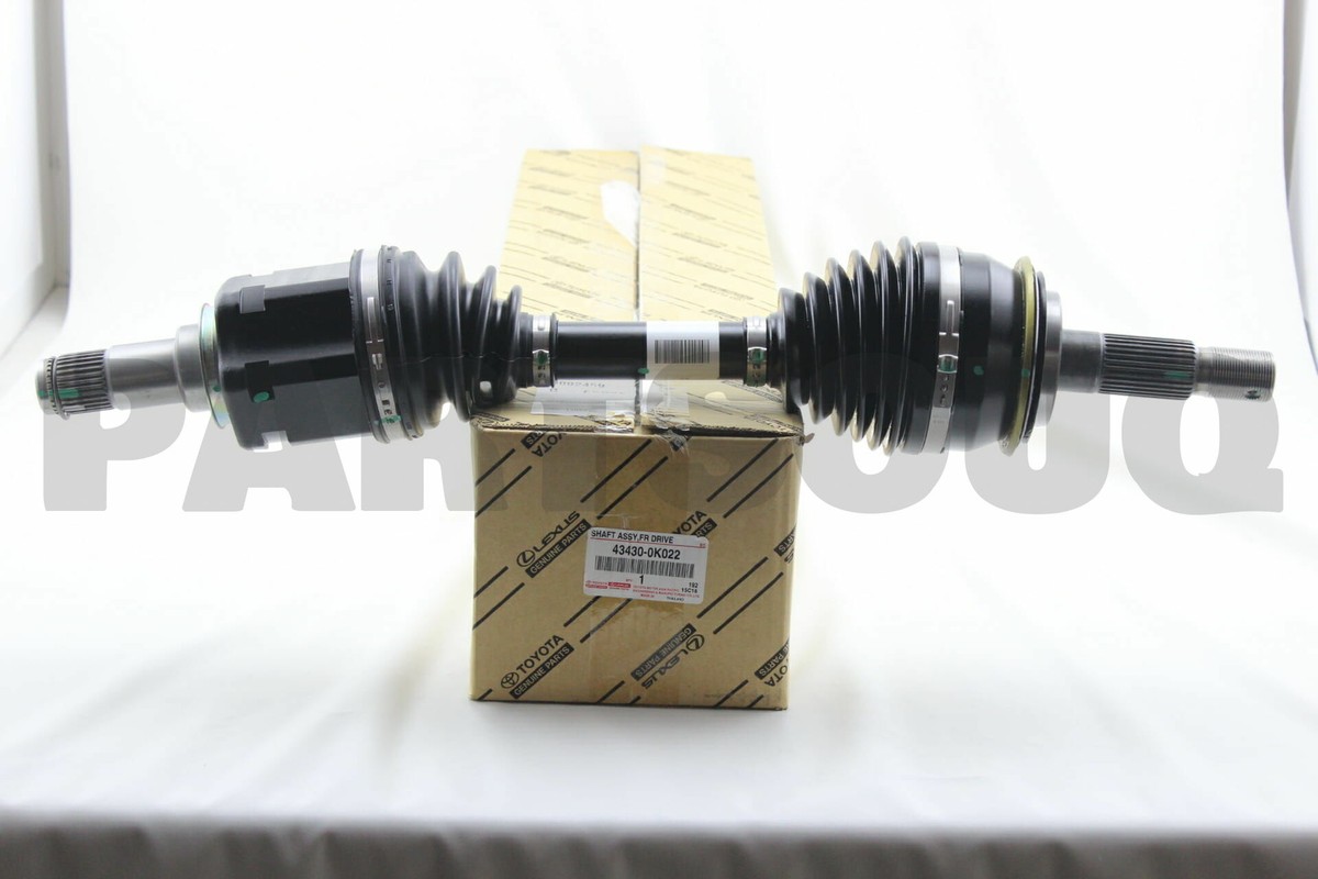 434300K022 Genuine Toyota SHAFT ASSY, FRONT DRIVE, RH/LH 43430