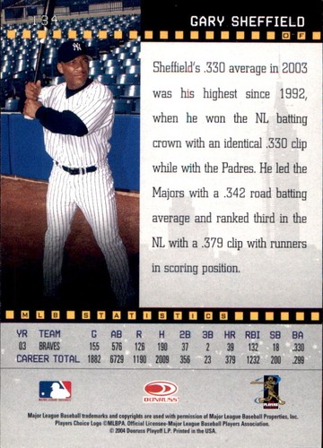 2004 Donruss STUDIO Base Commons STARS HOF ⚾ VOUS CHOISISSEZ VOS FAVORIS ⚾ MLB BASEBALL - Photo 254 sur 378
