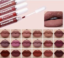 Matte Liquid Lipstick, Waterproof Non-Stick Cup Long Lasting Lip Gloss