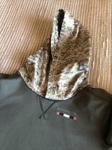 NIKE Dri Fit NFL Broncos Salute To Service USA Camouflage Hoodie Youth Unisex L - Picture 15 of 18