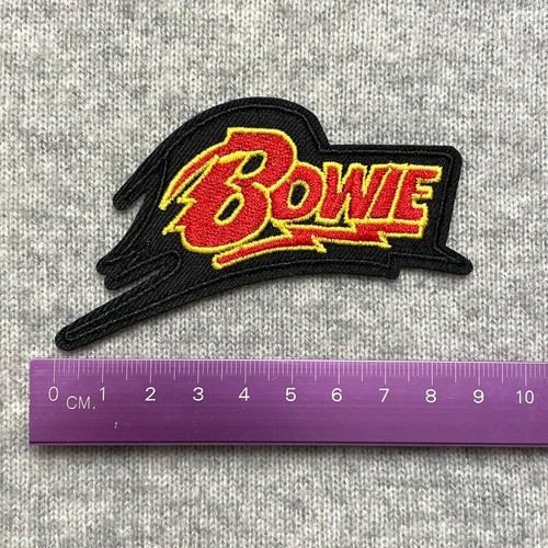 David Bowie Logo Embroidery Iron On Patch Badge Art Punk Music Musician 9.5x5 C8 - Picture 2 of 3