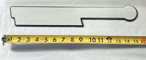 Emblema distintivo Cornwell Tools serie Platinum cromato/nero 16"x2,5" retro adesivo - Foto 4 di 5