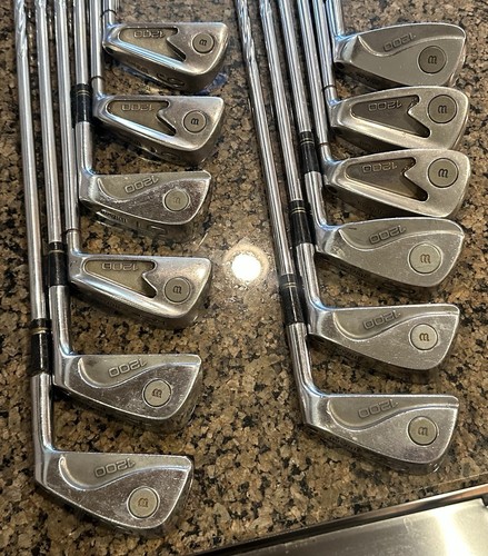 (12 Clubs) Wilson 1200 (3-PW) Iron Set w/ Steel Shafts (Stiff) & Extra ...
