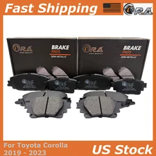Front Rear Disc Brake Pads for Toyota Corolla 2019 - 2023 with Electric Parking