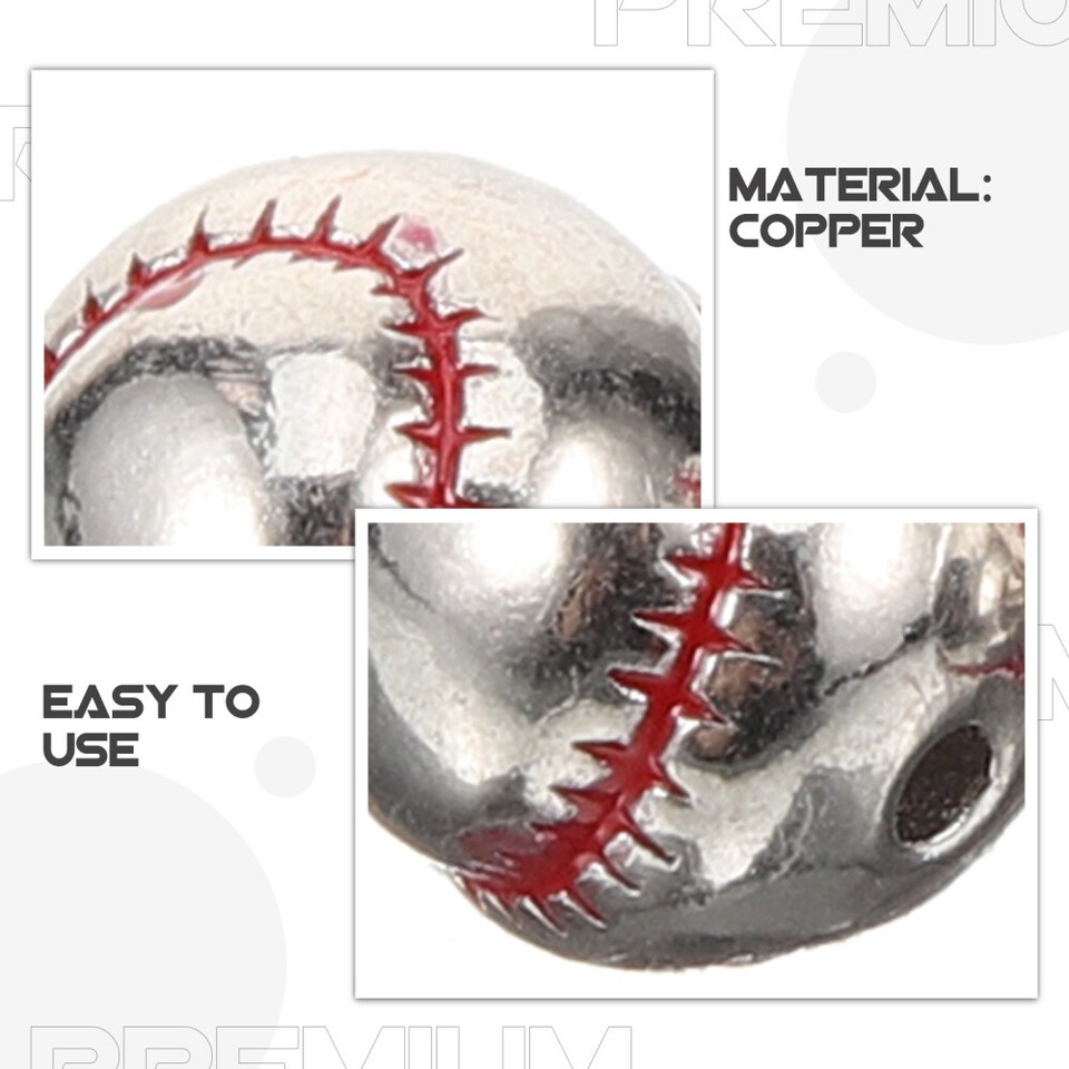 2pcs Craft Ball Beads Charms Jewelry Making Ball Beads Ball Charms for