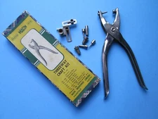MAUN THREEWAY CRAFT KIT #203 Punch Tool w/ Attachments LEATHER WORKING  England