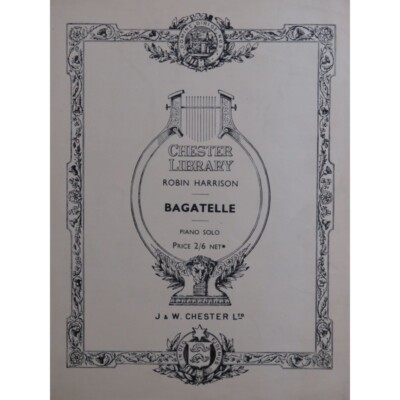 Harrison Robin Bagatelle Klavier 1954