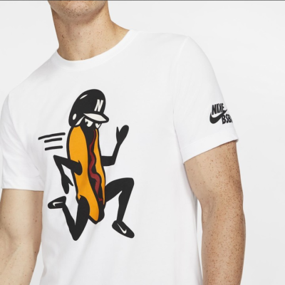 nike hot dog shirt