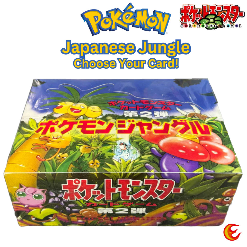 Pokemon Japanese Jungle Set - Choose Your Card! 1997 Old Back - NM/LP