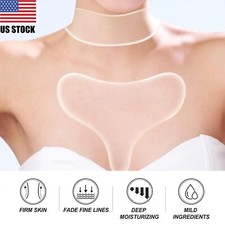Anti Wrinkle Reusable Chest and Neck Silicone Pad Transparent Anti Aging Pad New