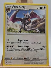 Aerodactyl, 130/181, Team Up, Rare, NM/LP