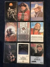 Country Music Cassette Lot Of 9 Willie Nelson Classic Country Good Shape 